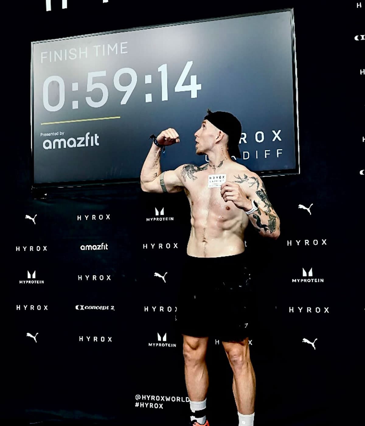 Kieran Higgs — 59:14 Pro Solo HYROX